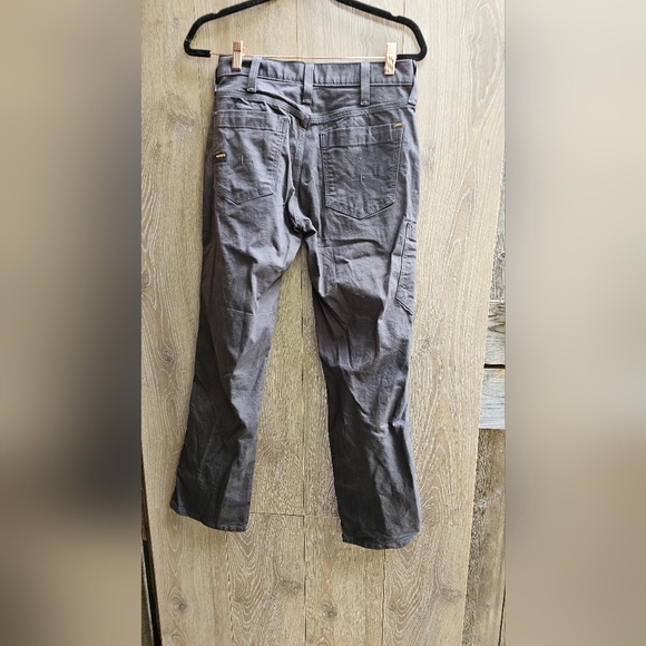 Ariat Men's Gray Rebar Work Pants - Picture 3 of 5